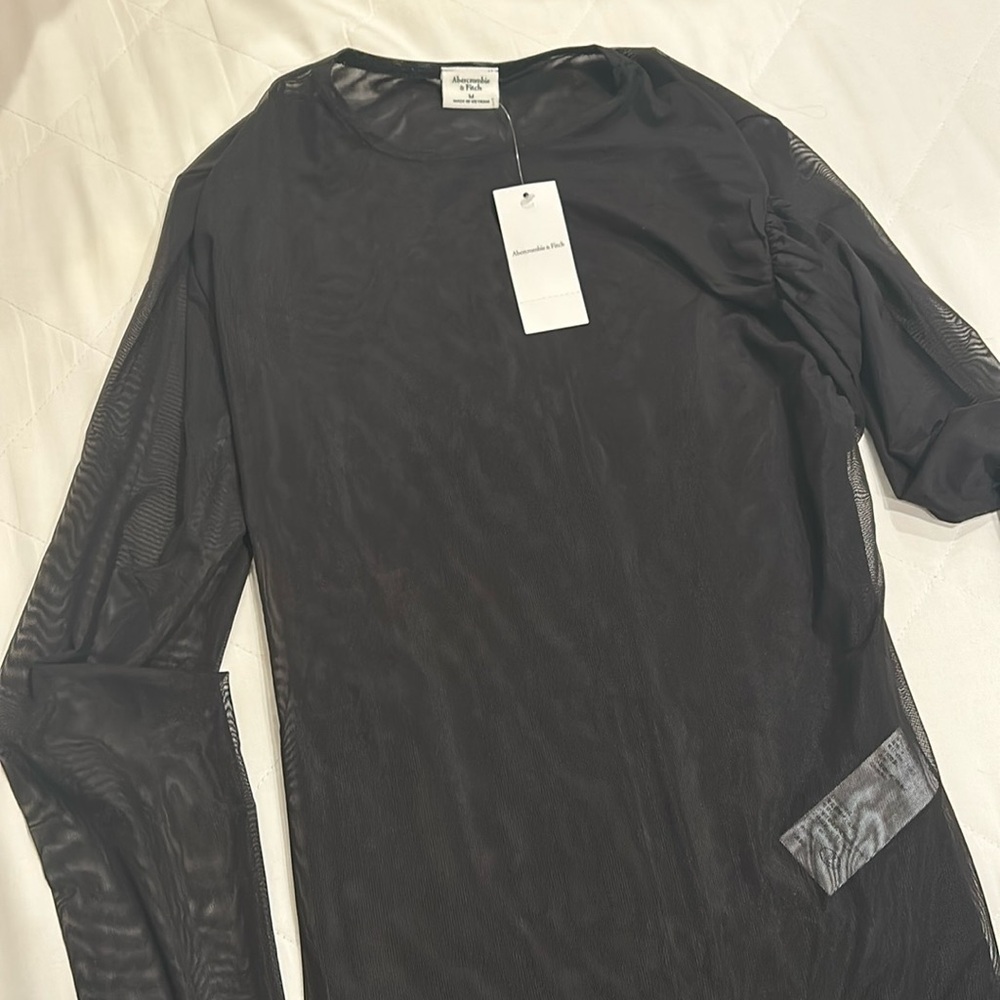 Long sleeve wide rib slash bodysuit